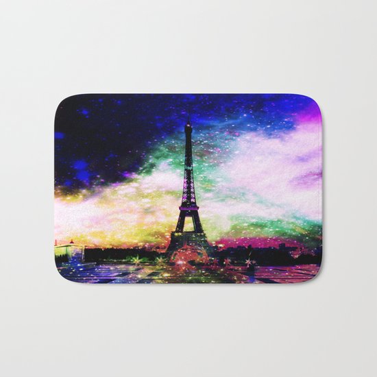 eiffel tower Bath Mat