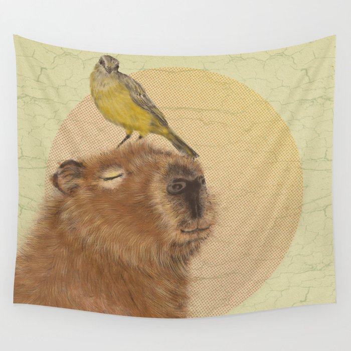 capybara | capivara Wall Tapestry