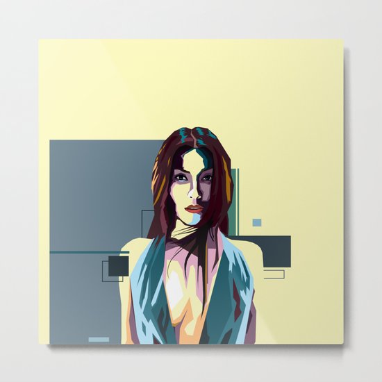 Anggun C. Sasmi Metal Print