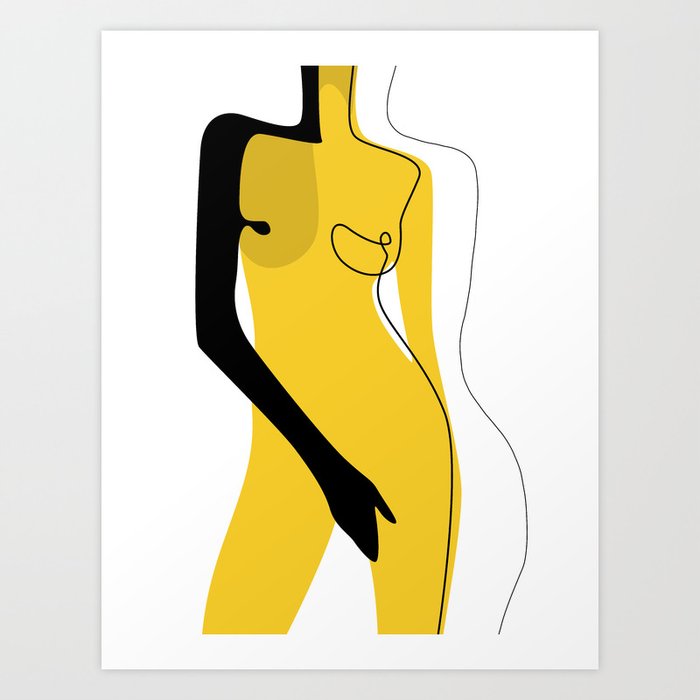 Mustard Yourself Art Print