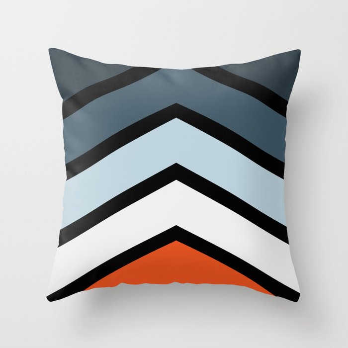Chevron throw on sale pillows