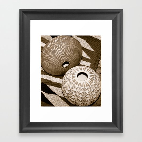 Indian Pottery Framed Art Print