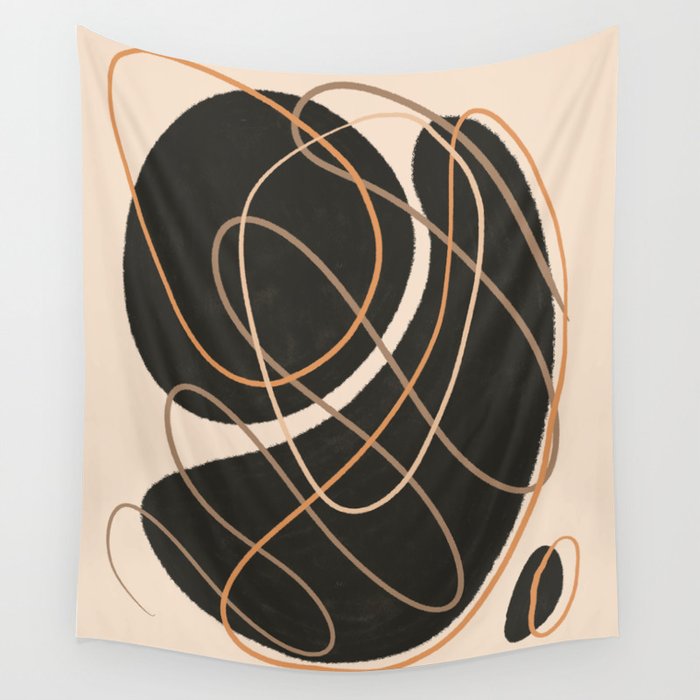 Abstract The Hug Wall Tapestry