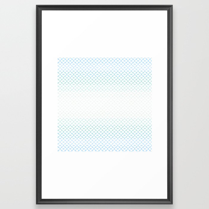 Pattern Color Scale Framed Art Print