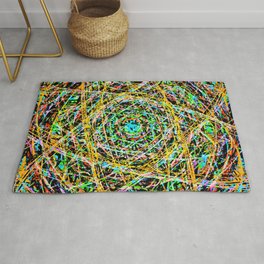 Not Quite Graffiti Area & Throw Rug