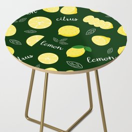 Fresh lemon Side Table