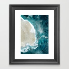 Beach Wave Framed Art Print