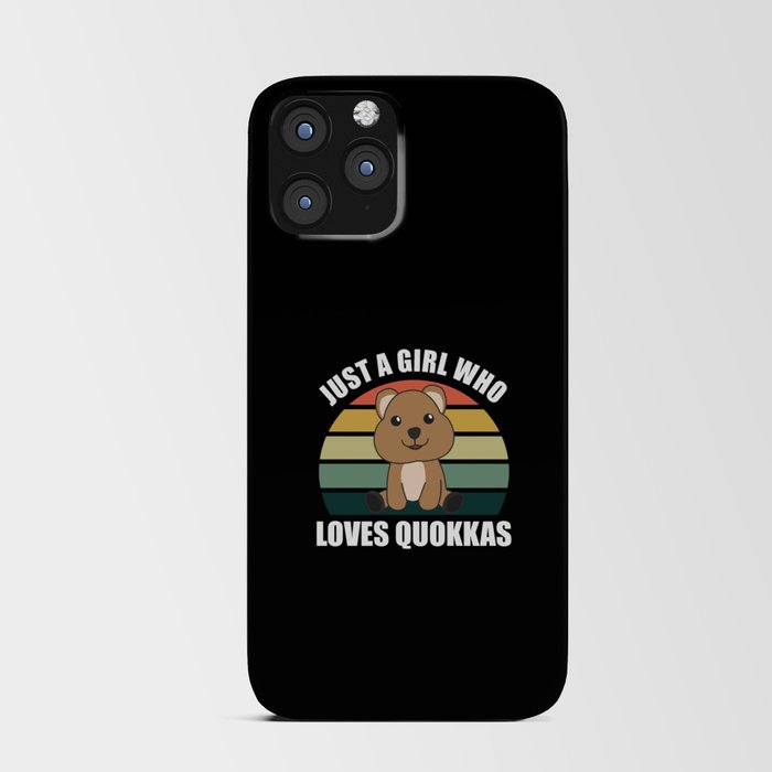 Only A Girl Loves The Quokka - Sweet Quokka iPhone Card Case