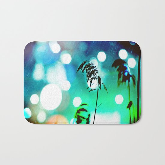 Blue Grass Drama Sparkle Bath Mat