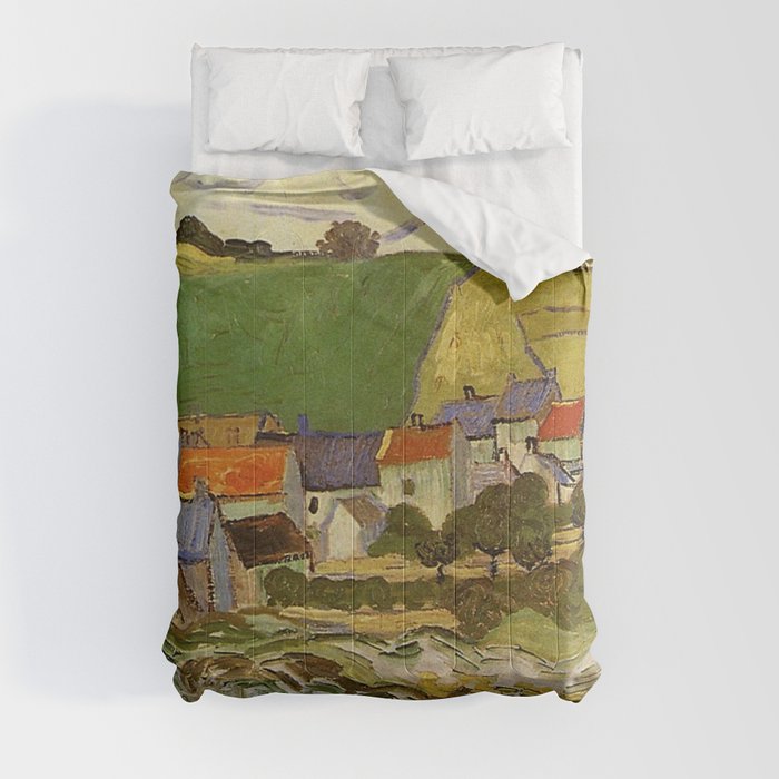 Van Gogh View of Auvers 1890 Comforter