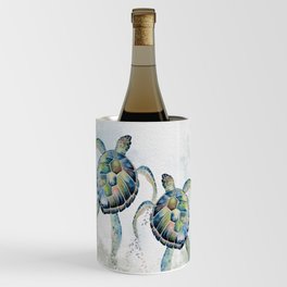 Swimming Together 6 - Sea Turtle Wine Chiller