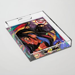 The Trickster Raven Acrylic Tray