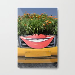 Smiling Car Metal Print