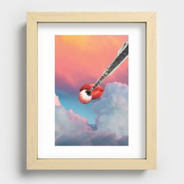 Kiss to the Future Recessed Framed Print