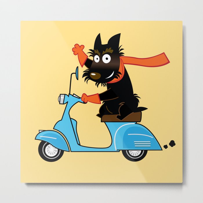 Scottie and Scooter Metal Print