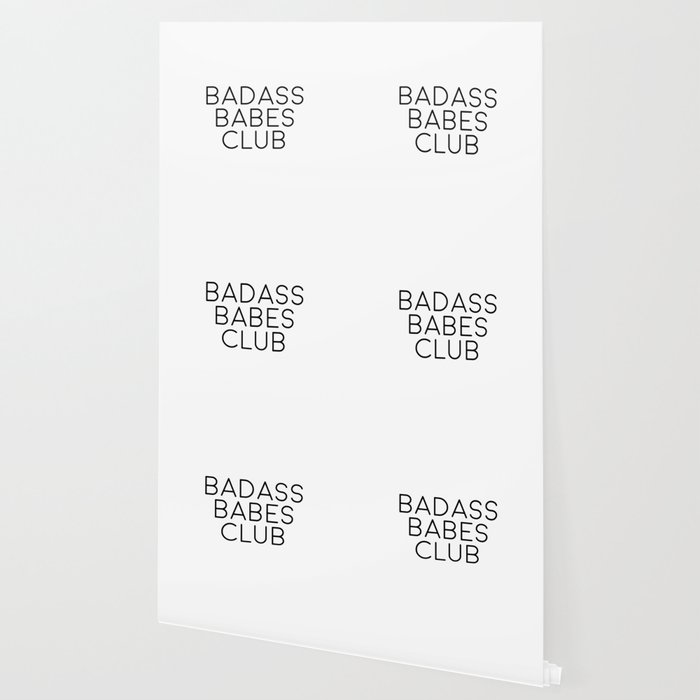 Badass Babes Club Girl Quote Women Art Wallpaper By Jolieartsy