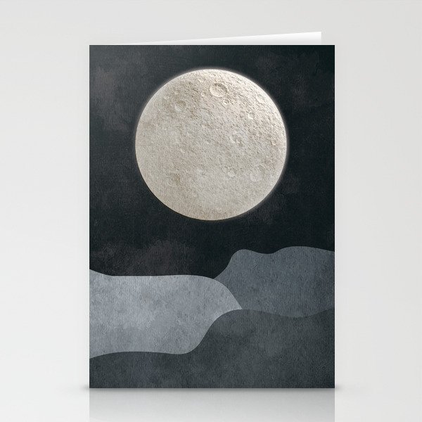 FULL MOON Stationery Cards