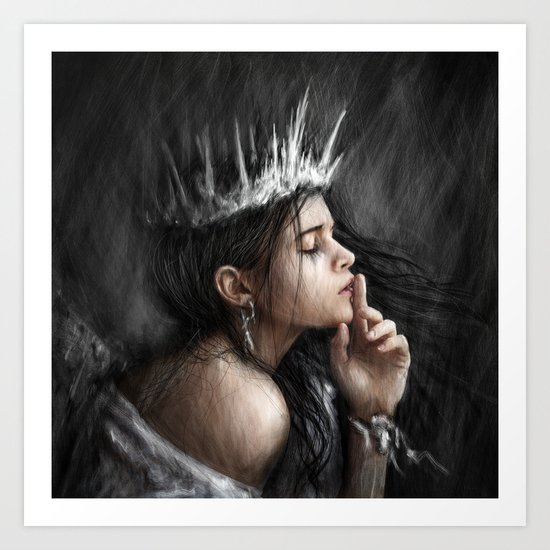 Queen of Secrets Art Print