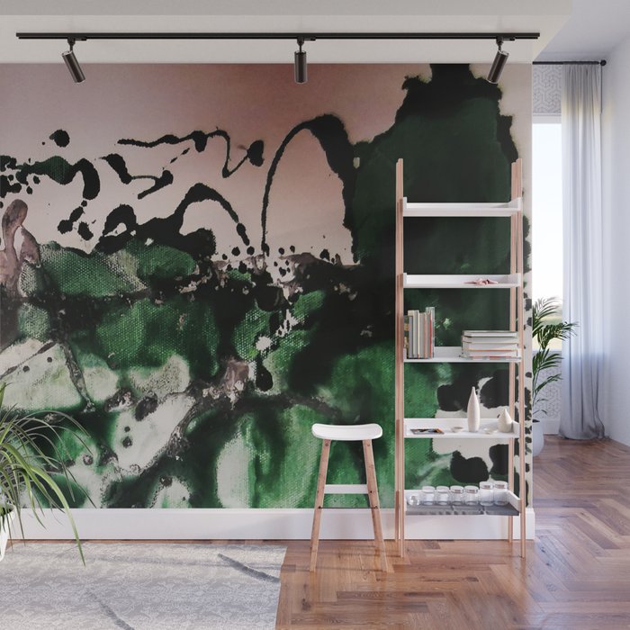 pink and green  Wall Mural
