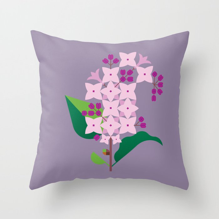 Lilac Throw Pillow
