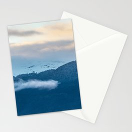 Moutains in the Alps, France Stationery Cards