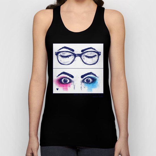 Harley Quinn. Awake for evil. Unisex Tank Top