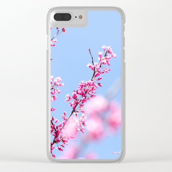 Spring in pink Clear iPhone Case