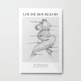 Louise Bourgeois - Ste Sebastienne second version, state VI Metal Print