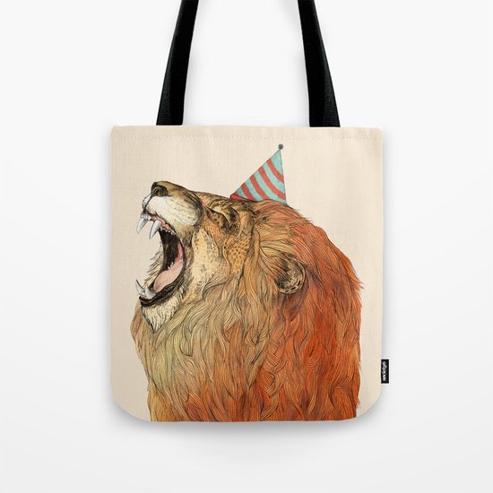 Birthday Lion Tote Bag