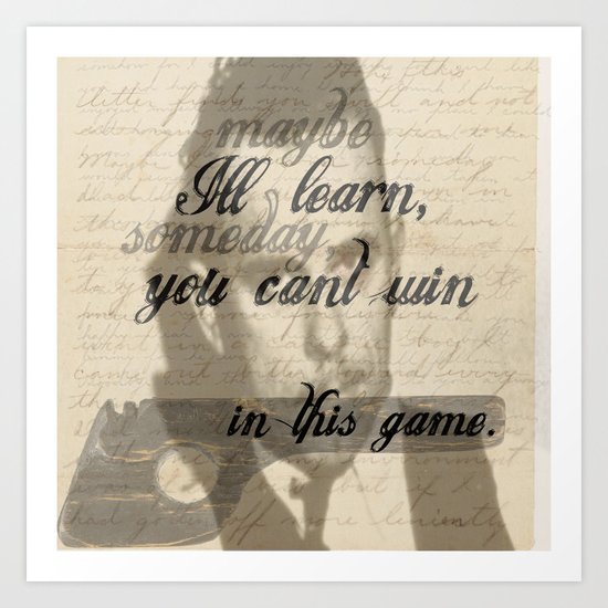 Loving An Outlaw Art Print