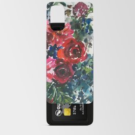 colorful bouquet: chrysanthemums Android Card Case