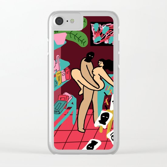 Mamacitas Club 2 Clear iPhone Case