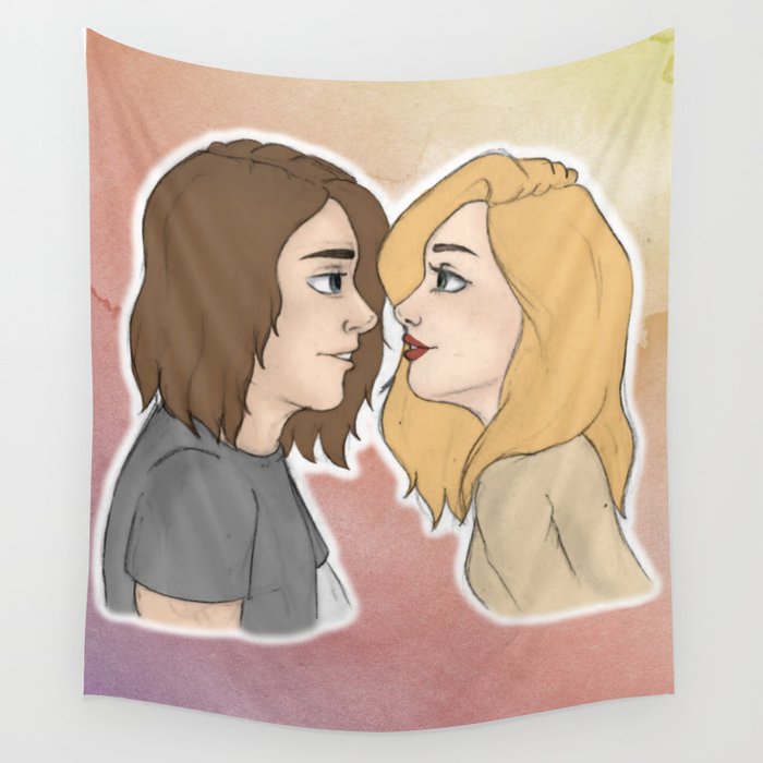 I'm gonna punch you on your mouth. With my mouth. Softly. Wall Tapestry