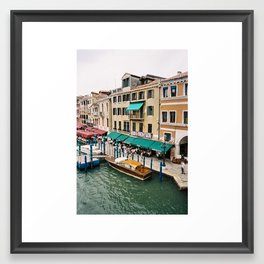 The city of Venice in summer, Italy | Analogue photography | Framed Art Print