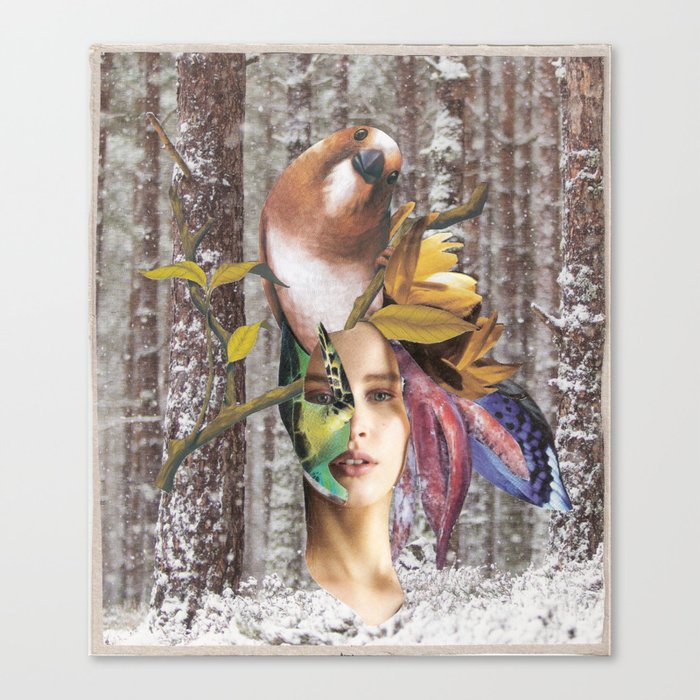 The Woman In The Woods Canvas Print