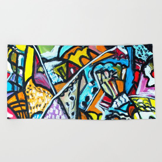 Shirakawago 白川村 Beach Towel