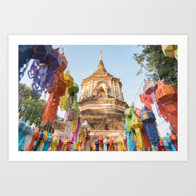 Yee Peng Lantern Festival Art Print By Jessicafradono Society6