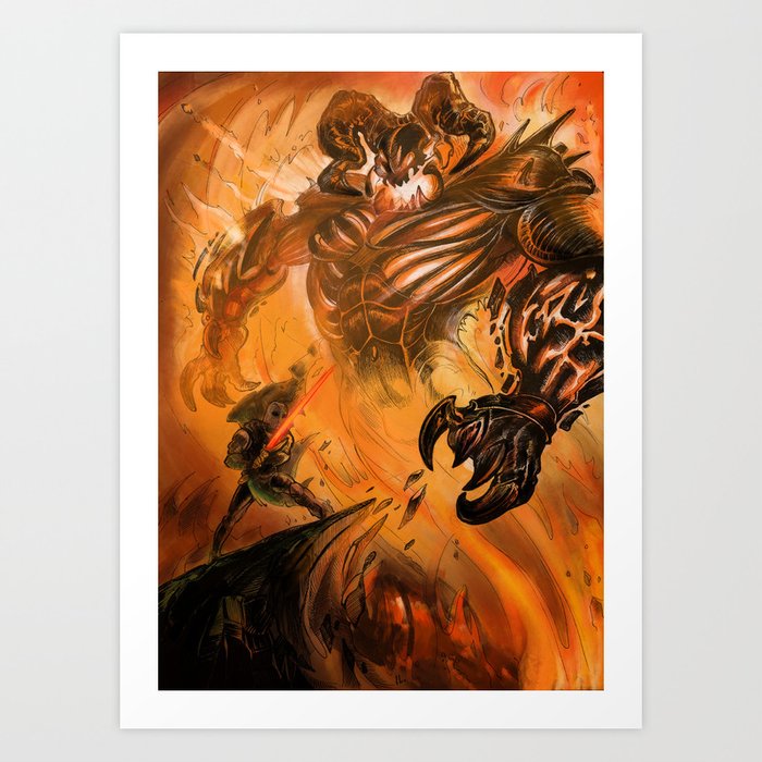 Demon Slayer Art Print By Ikleyvey Society6