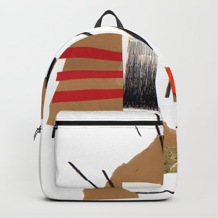 abstract collage Backpack