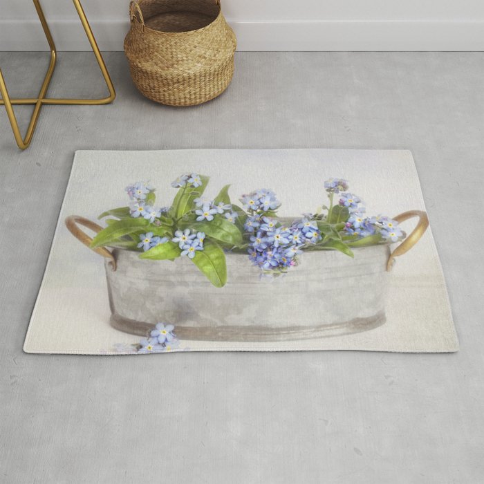 forget-me-not Rug