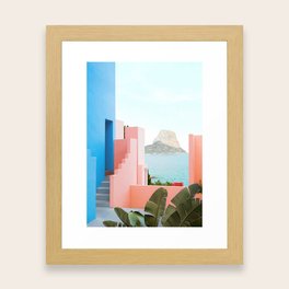 Muralla Roja Framed Art Print
