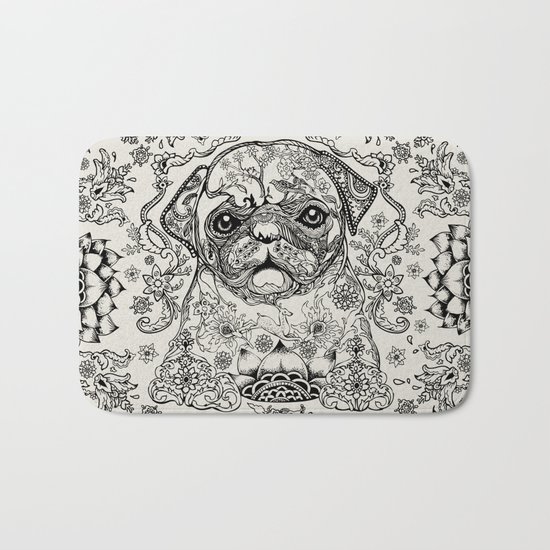 Persian Pug Bath Mat
