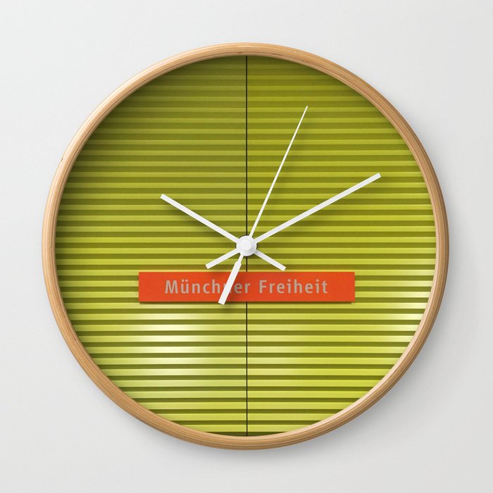 Munich U-Bahn Memories - Münchner Freiheit Wall Clock