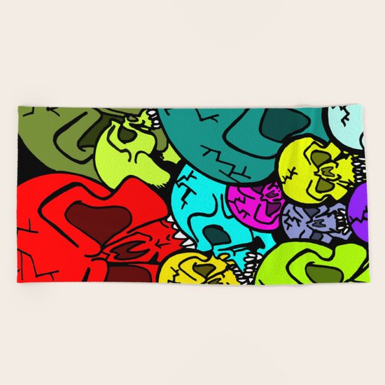 Skulls Beach Towel