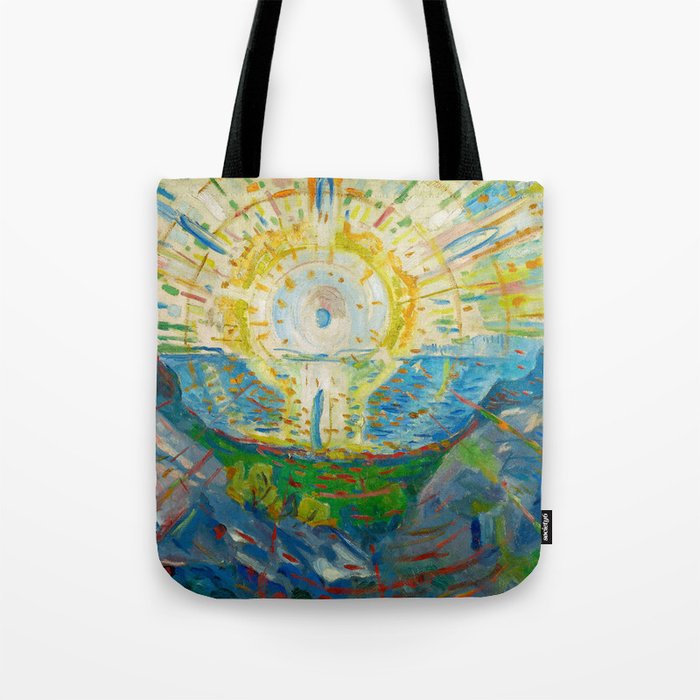 The Sun, 1912 by Edvard Munch Tote Bag
