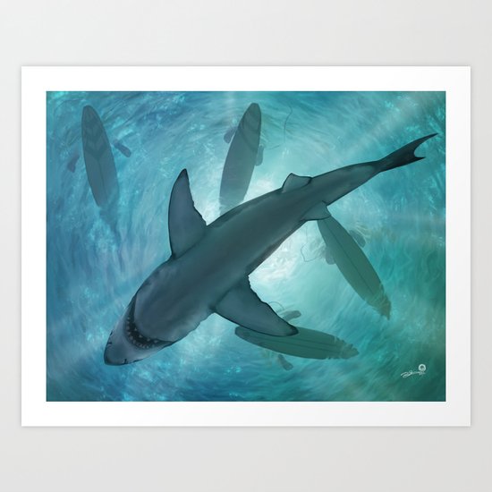 Great White Art Print