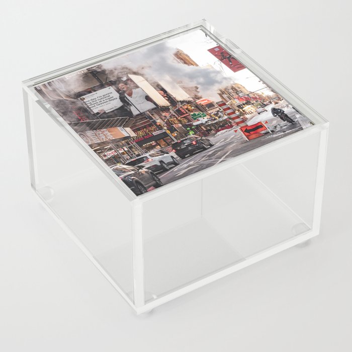 New York City Steam in the Street | Photography Acrylic Box