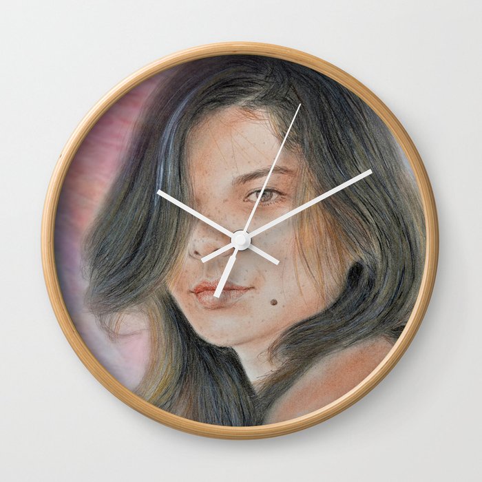 Beautiful and Sexy Actress Jeananne Goossen IV Altered Version Wall Clock