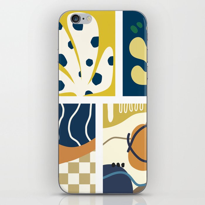 Assemble patchwork composition 3 iPhone Skin