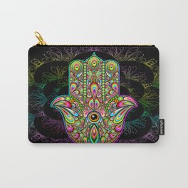 Hamsa Hand Amulet Psychedelic Carry-All Pouch